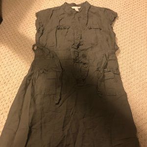Banana Republic olive green dress